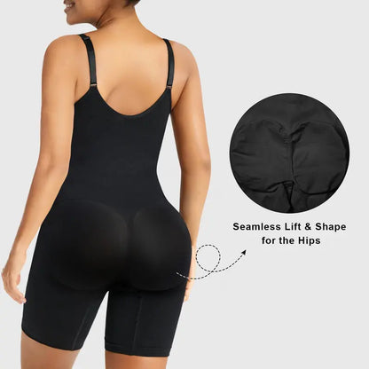 Soft Stretch Women Body Shaper Zip Up Tummy Control Daily Wear Shapewear